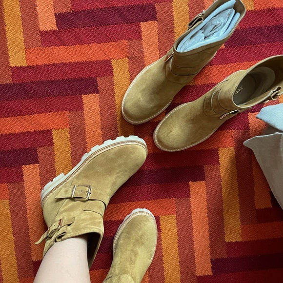 😍NWT Jimmy Choo Youth Il suede buckle ankle boots in camel, 40 - Picture 15 of 17